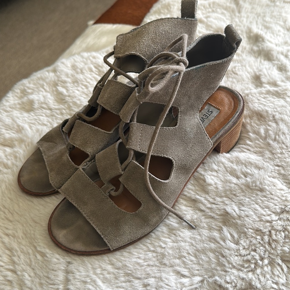 Steve Madden lace up sandals